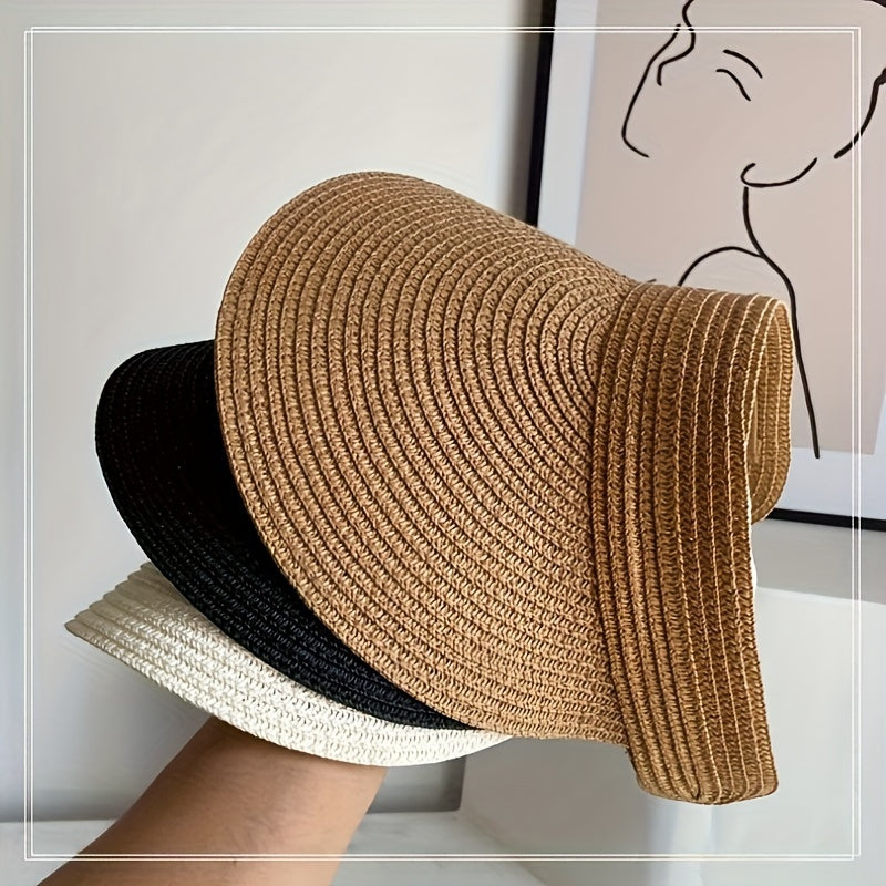 Casquette de Soleil Pliable pour Femmes avec Large Bord – Légère & Protection UV