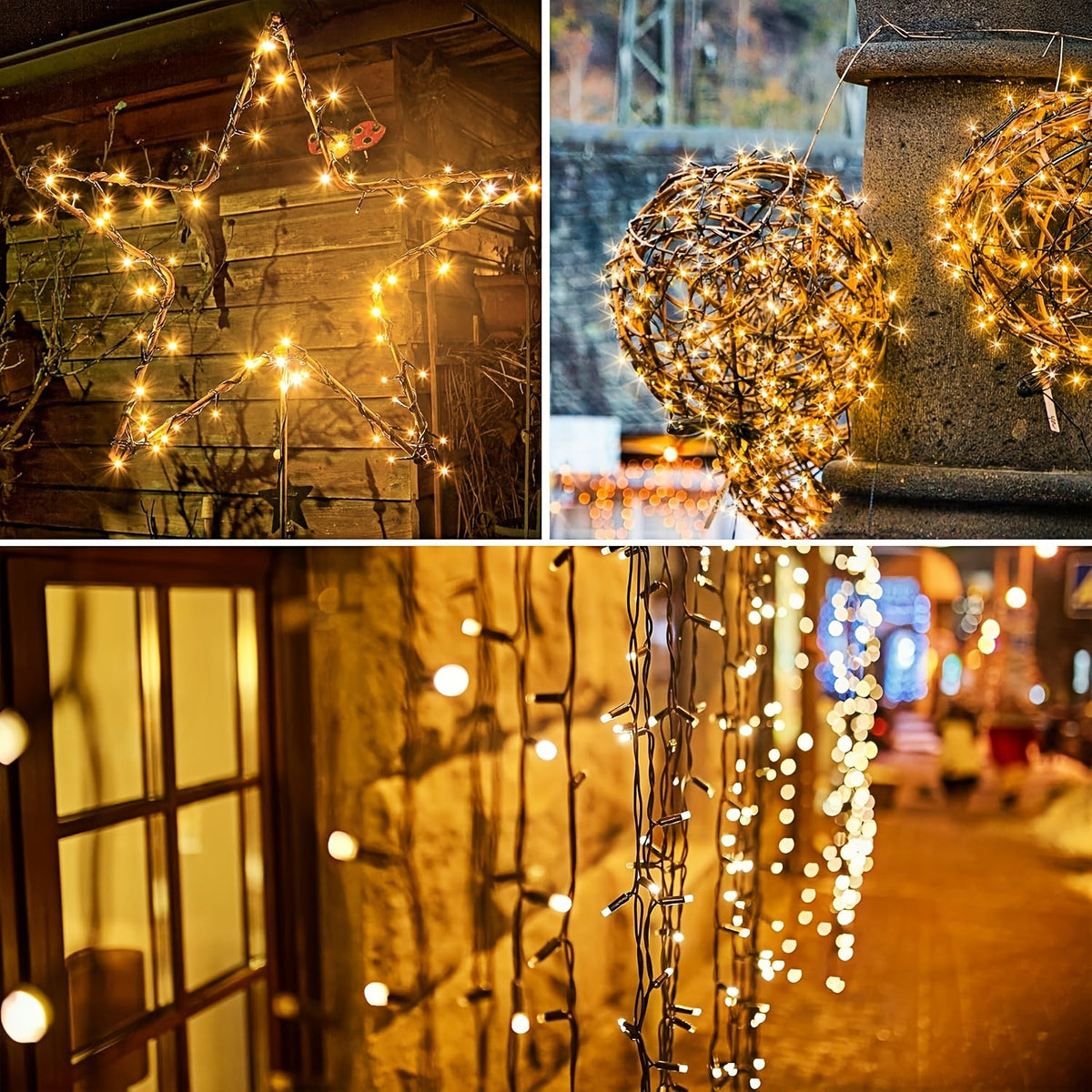Éclairage de Noël Magique – Professionnel & Étanche