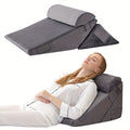Coussin orthopédique réglable en coin RelaxPlus - Système de soutien en mousse à mémoire premium 7 en 1