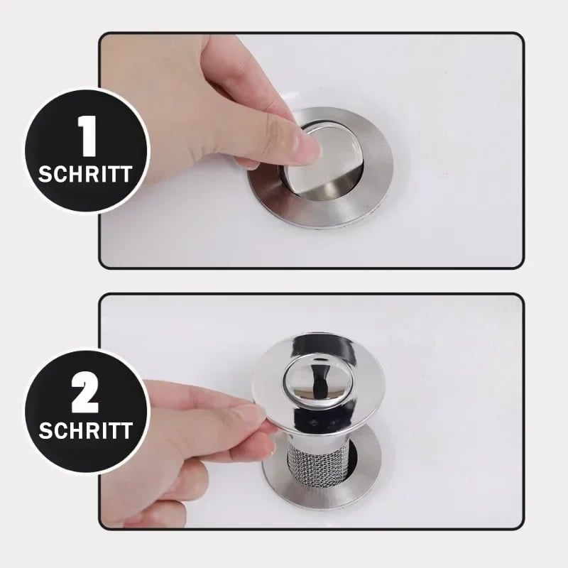 FlowBlocker – Filtre de Drain en Acier Robuste