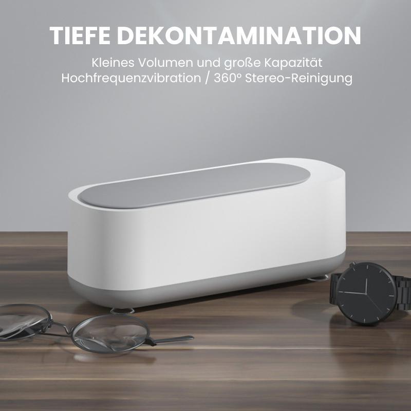 Nettoyeur Ultrasonique | Nettoyage Approfondi à 360° | Pour Lunettes & Bijoux | Portable | SonicPure