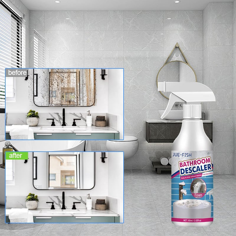 BrillEase™ — Nettoyage en Profondeur Sans Effort Qui Ravive La Fraîcheur et L'Éclat de Votre Salle de Bain