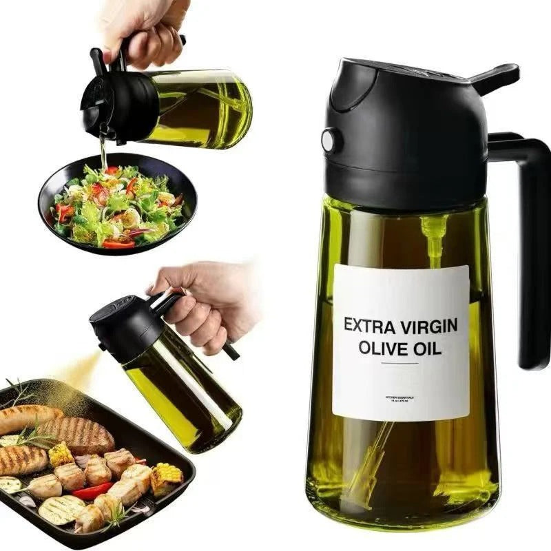 Bouteille de Spray d'Huile 2-en-1