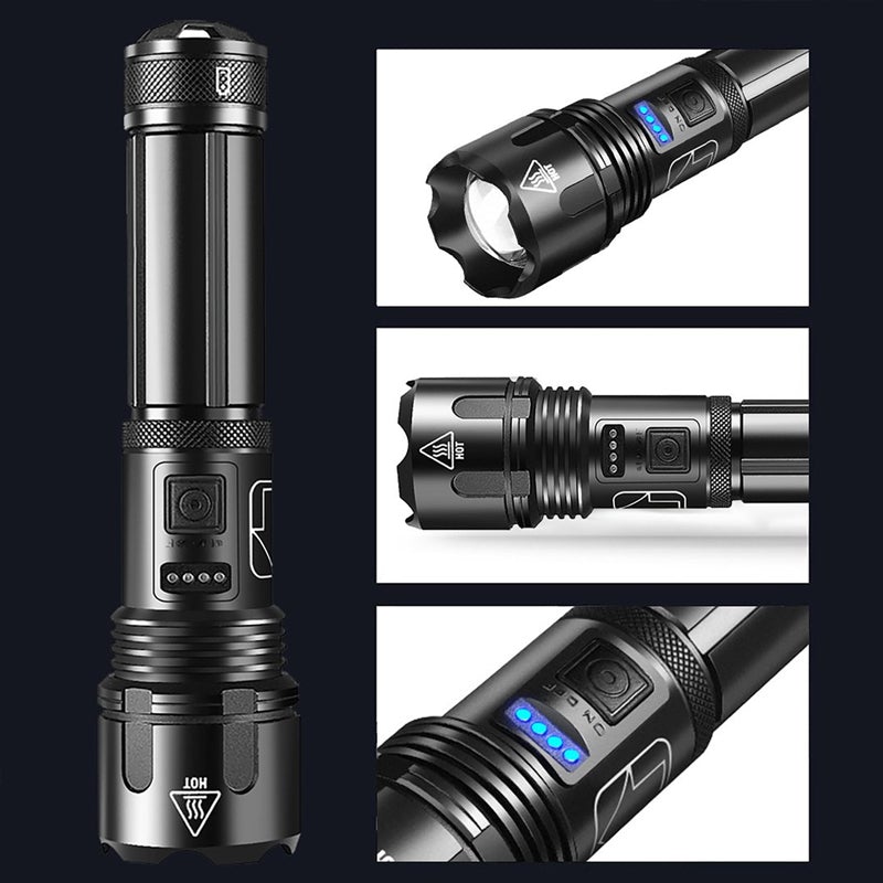 NightVision Pro™ | 🔦 Lampe de poche LED militaire étanche