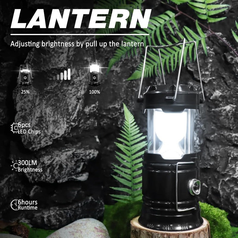 Lanternes de Camping Solaire + USB