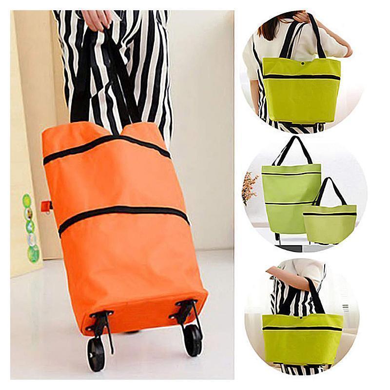 Panier de Courses | Sac Roulant Pliable | Transport Léger | Icone