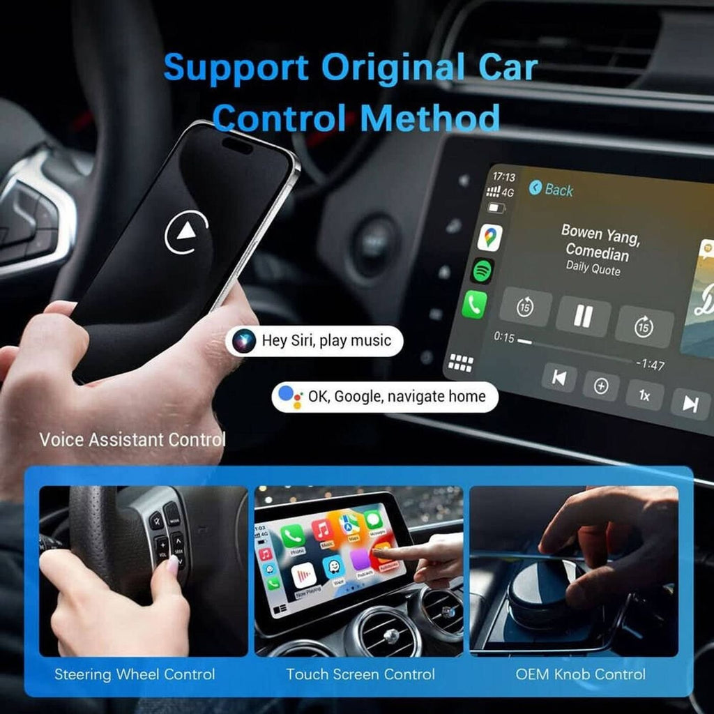 Connectra™ Adaptateur de Voiture Sans Fil — Profitez d'une Liberté Totale avec un Contrôle de Conduite Sans Effort et Sans Mains