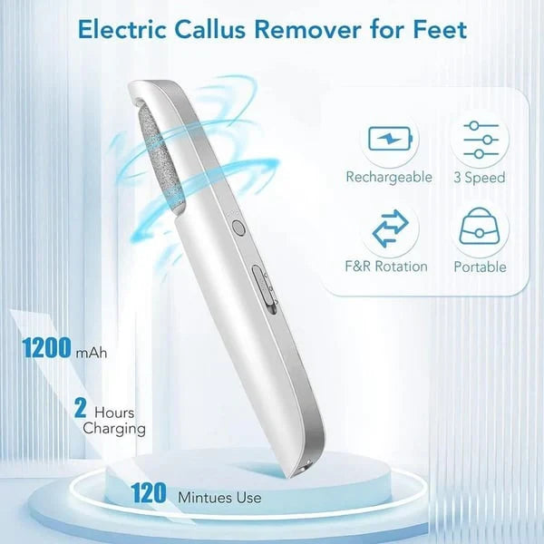 SoleSmooth - Épilateur Électrique de Callosités pour Pieds