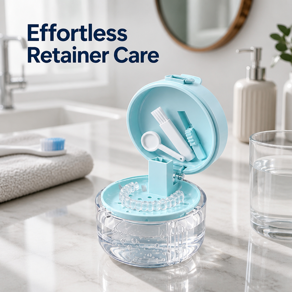 ClearGlide™ — Entretien des appareils orthodontiques sans effort qui vous garde frais, propre et prêt à partir