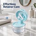 ClearGlide™ — Entretien des appareils orthodontiques sans effort qui vous garde frais, propre et prêt à partir