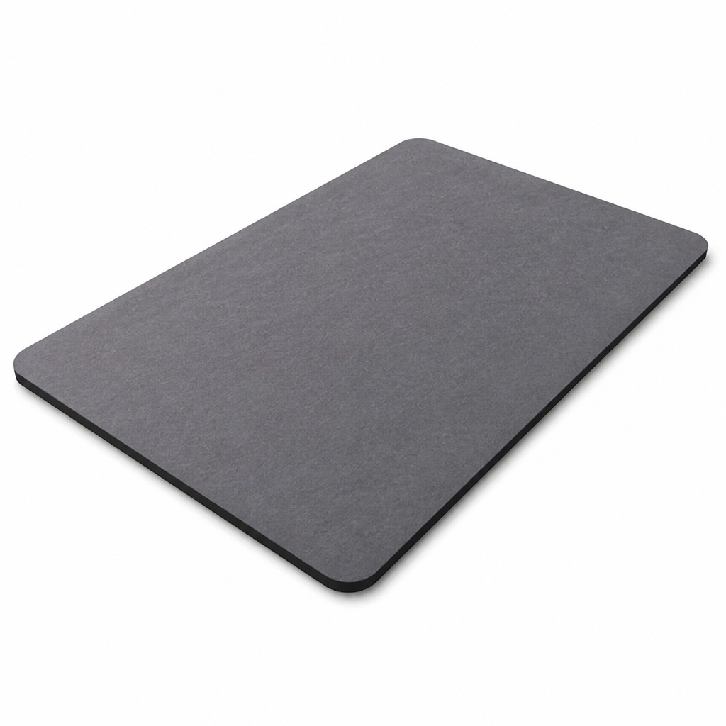 Tapis de Bain en Diatomite Ultra-Absorbant et à Séchage Rapide (Base Antidérapante)