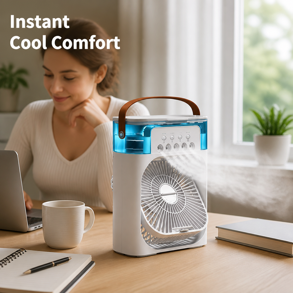 BreezeNest™ — Votre oasis personnelle de confort frais instantané où que vous alliez