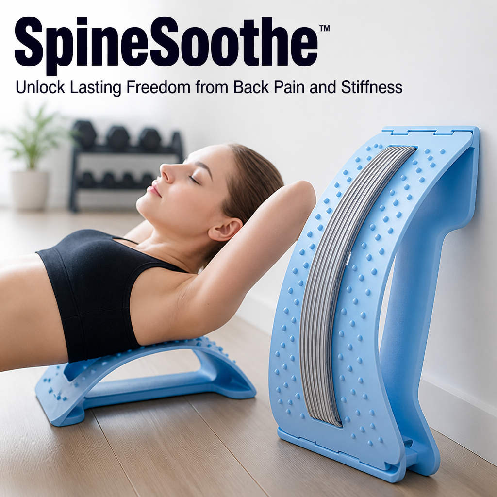 SpineSoothe™ — Déverrouillez une Liberté Durable contre la Douleur et la Raideur du Dos