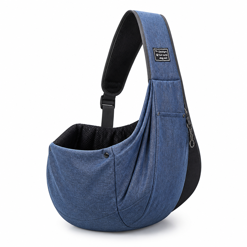 Porte-Chien Sling en Maille Ventilée et Rembourrée