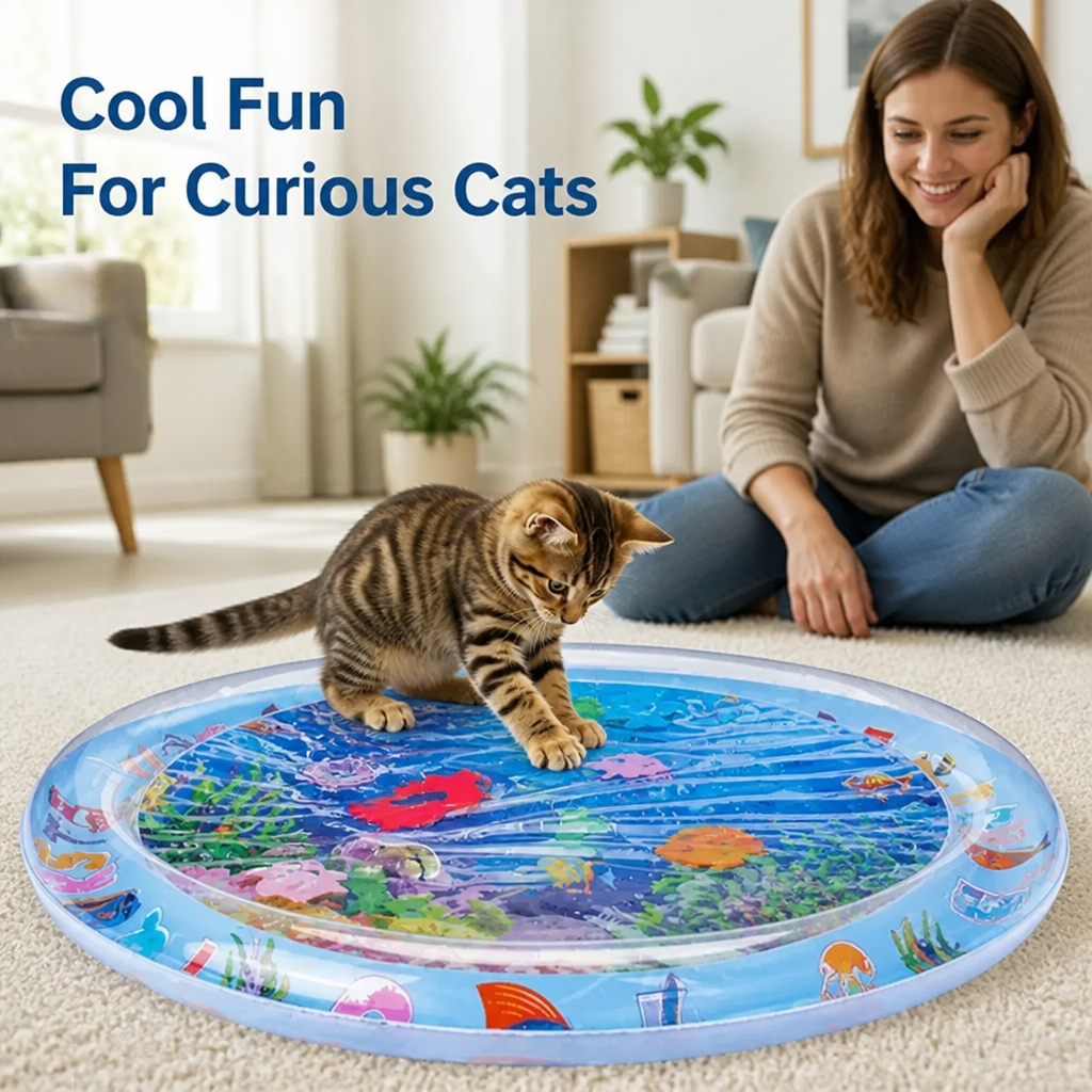 AquaPounce™ — Éveillez le côté sauvage de votre chat avec un plaisir frais et infini