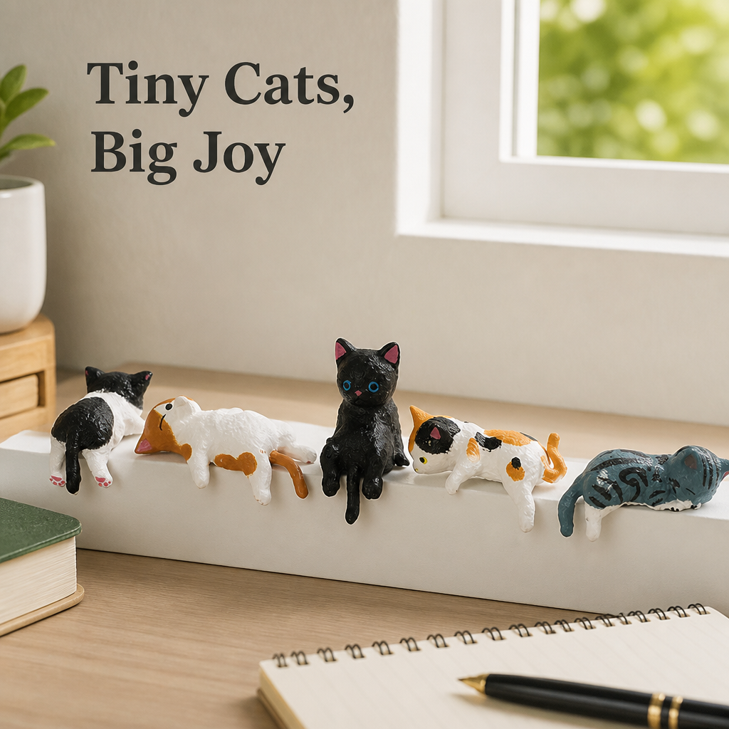 CharmiPaws™ — Petits Chats Peints à la Main Qui Éclairent Chaque Instant de Joie et de Chaleur