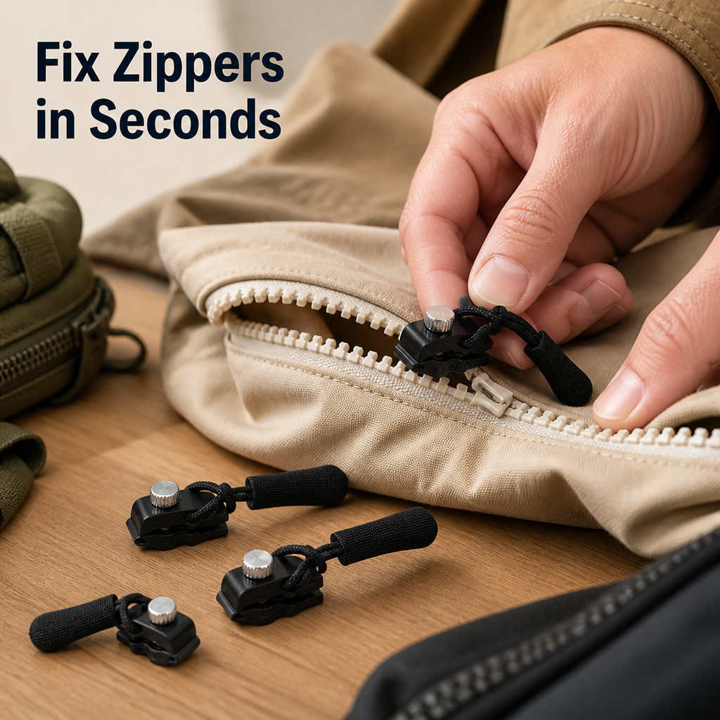 15PCS ZipRenew™ — Réparez Instantanément les Fermetures Éclair et Gardez Votre Équipement Préféré en Mouvement