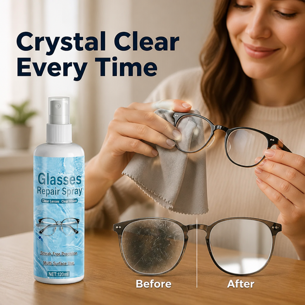 ClarityMist™ — Révélez instantanément une vision cristalline, sans rayures, qui impressionne à chaque fois