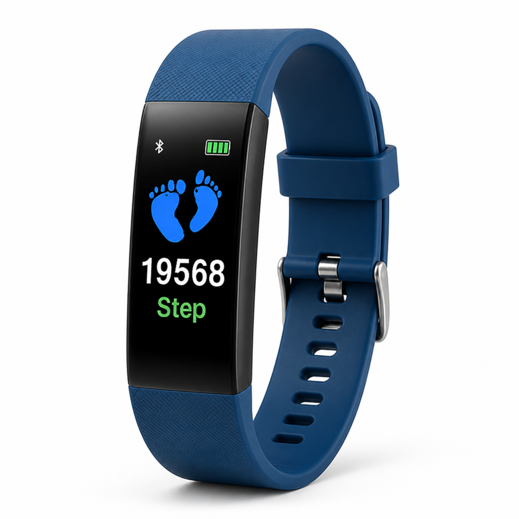 Montre intelligente senior simple avec LED en forme de cœur et surveillance de la pression artérielle