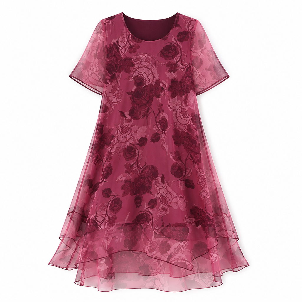 Robe Imprimée Légère Avaelia™ — Élégance Effortless Qui Vous Accompagne Toute La Journée