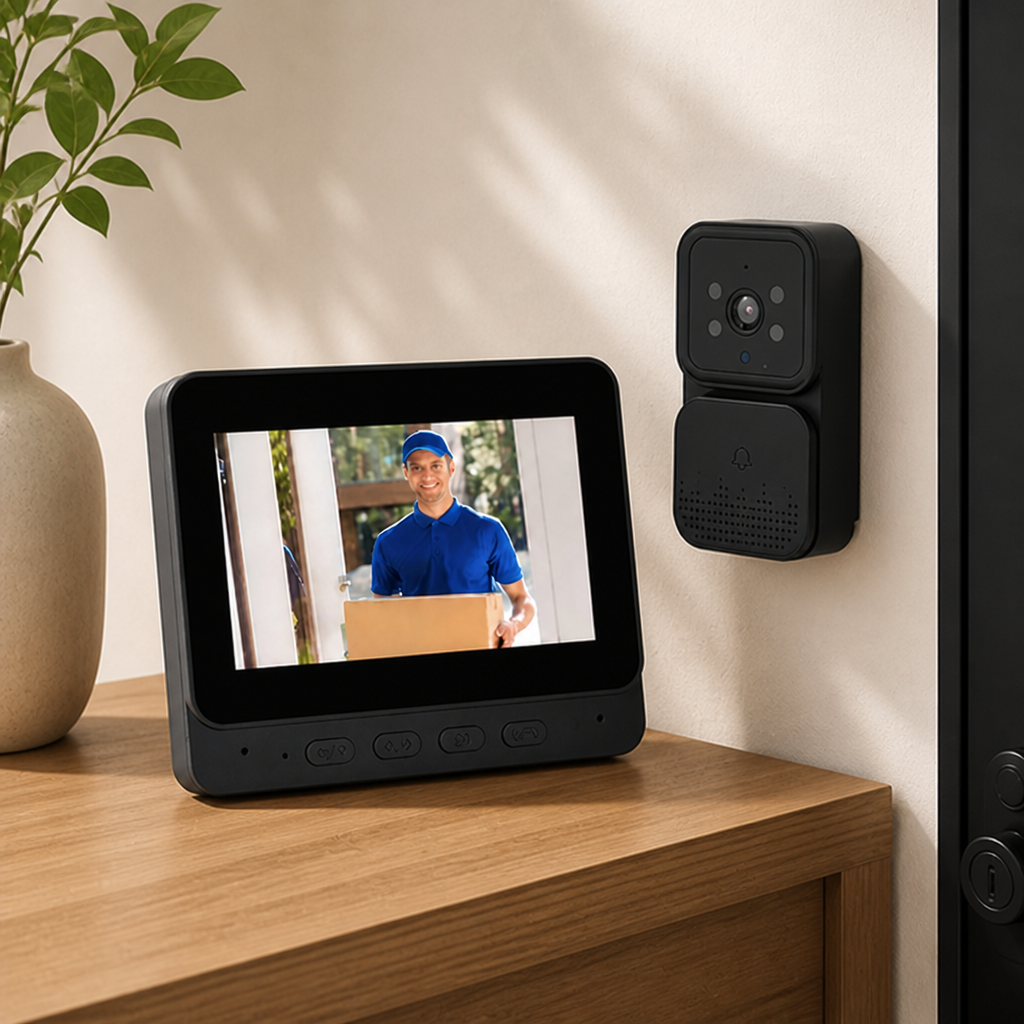 VigilancePro™ — Prenez le Commandement avec une Sécurité de Porte d'Entrée Claire comme du Cristal, Prête pour la Nuit