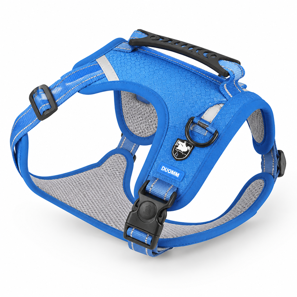 Gilet rembourré pour chien réfléchissant 360° sans traction