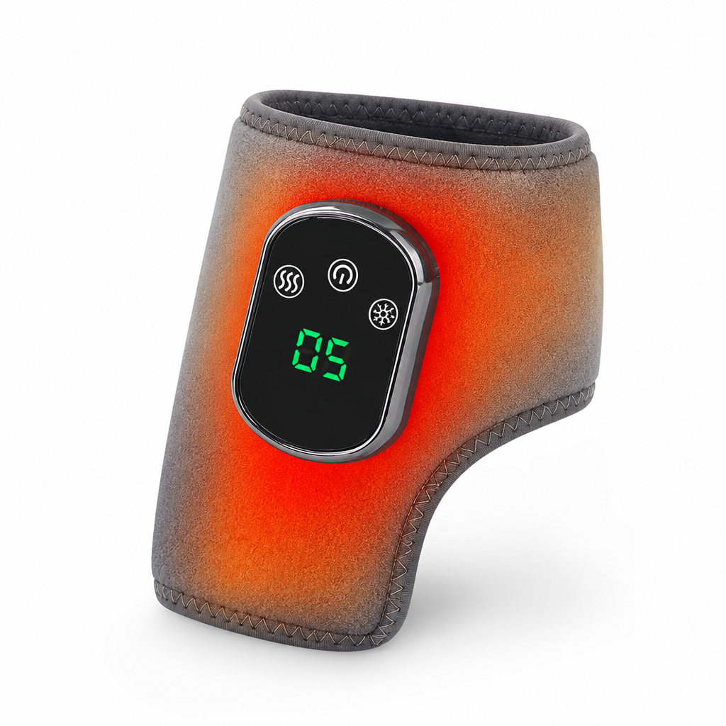 Massager Ajustable à Chaleur Infrarouge & Vibration pour Cheville et Poignet