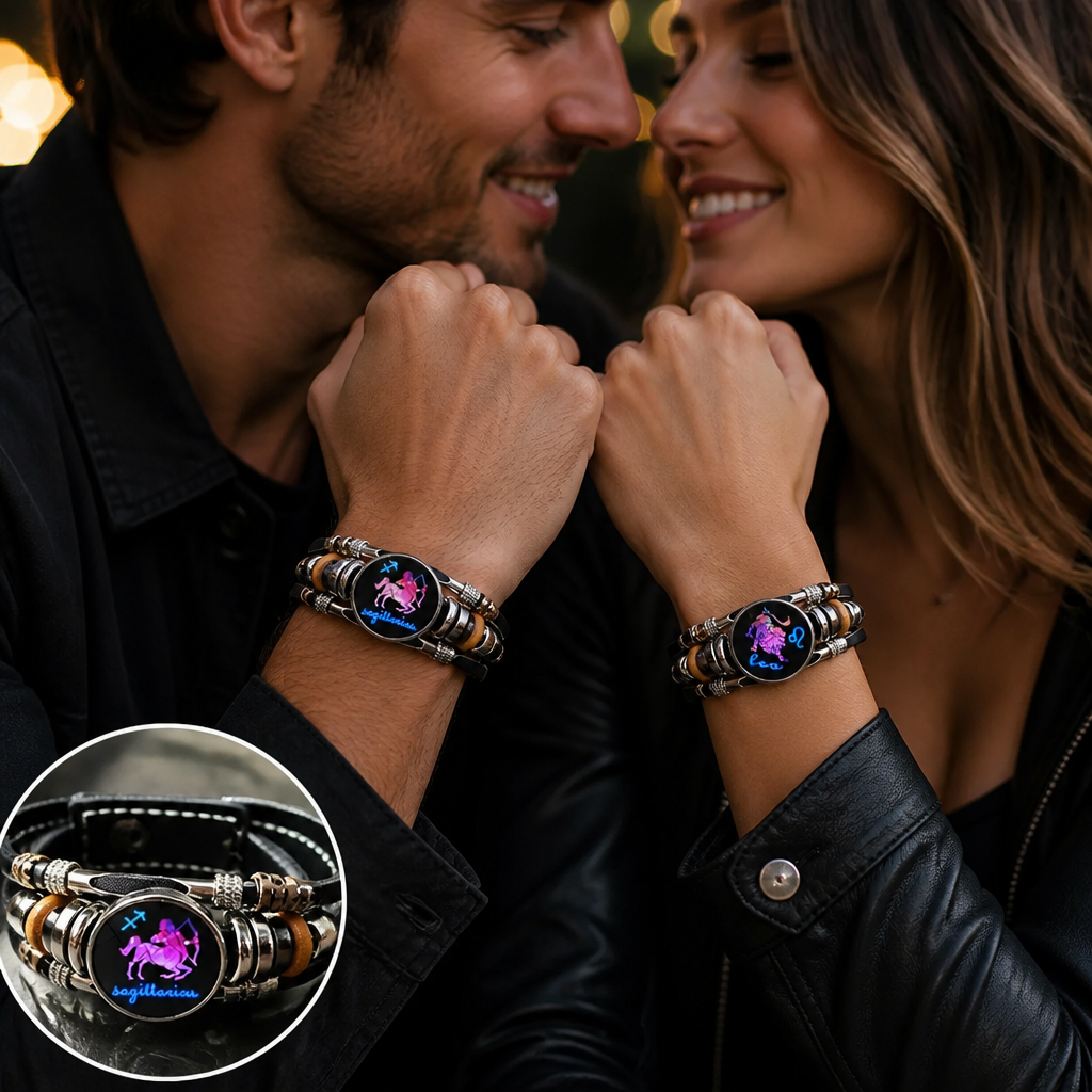 Bracelet Zodiacal Astrevia™ — Éveillez Votre Éclat Intérieur et Possédez Chaque Salle