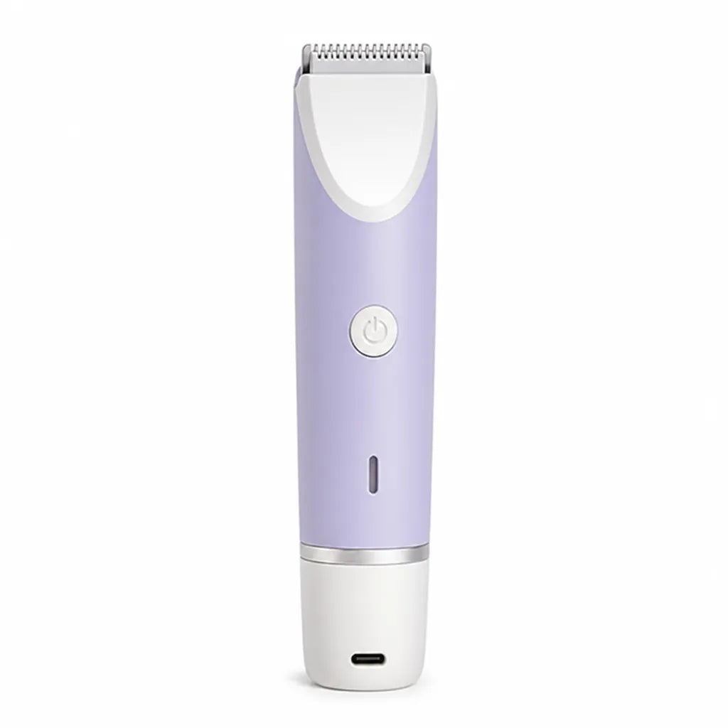 Tondeuse rechargeable sans fil étanche pour le corps et le visage des femmes avec double précision