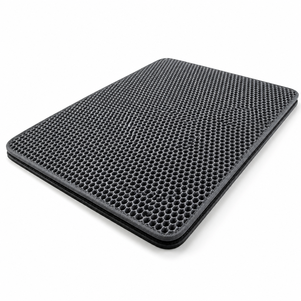 Tapis à Litière pour Chat Imperméable et Antidérapant à Double Couche