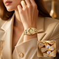 Montre Bracelet Quartz Celestara™ — Commandez Chaque Salle avec Confiance Éblouissante et Précision Intemporelle