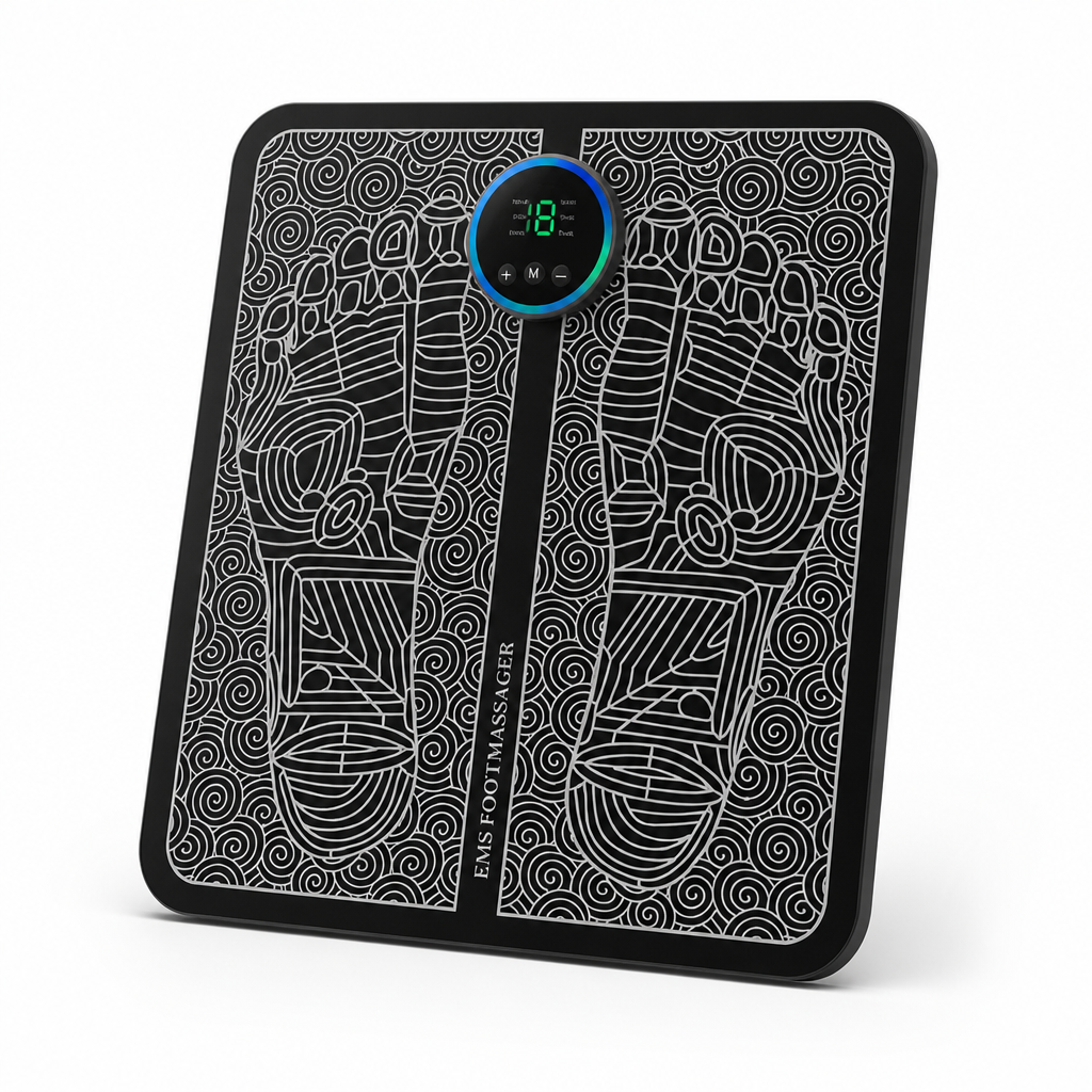 Tapis de Massage pour Pieds EMS Léger et Sans Fil