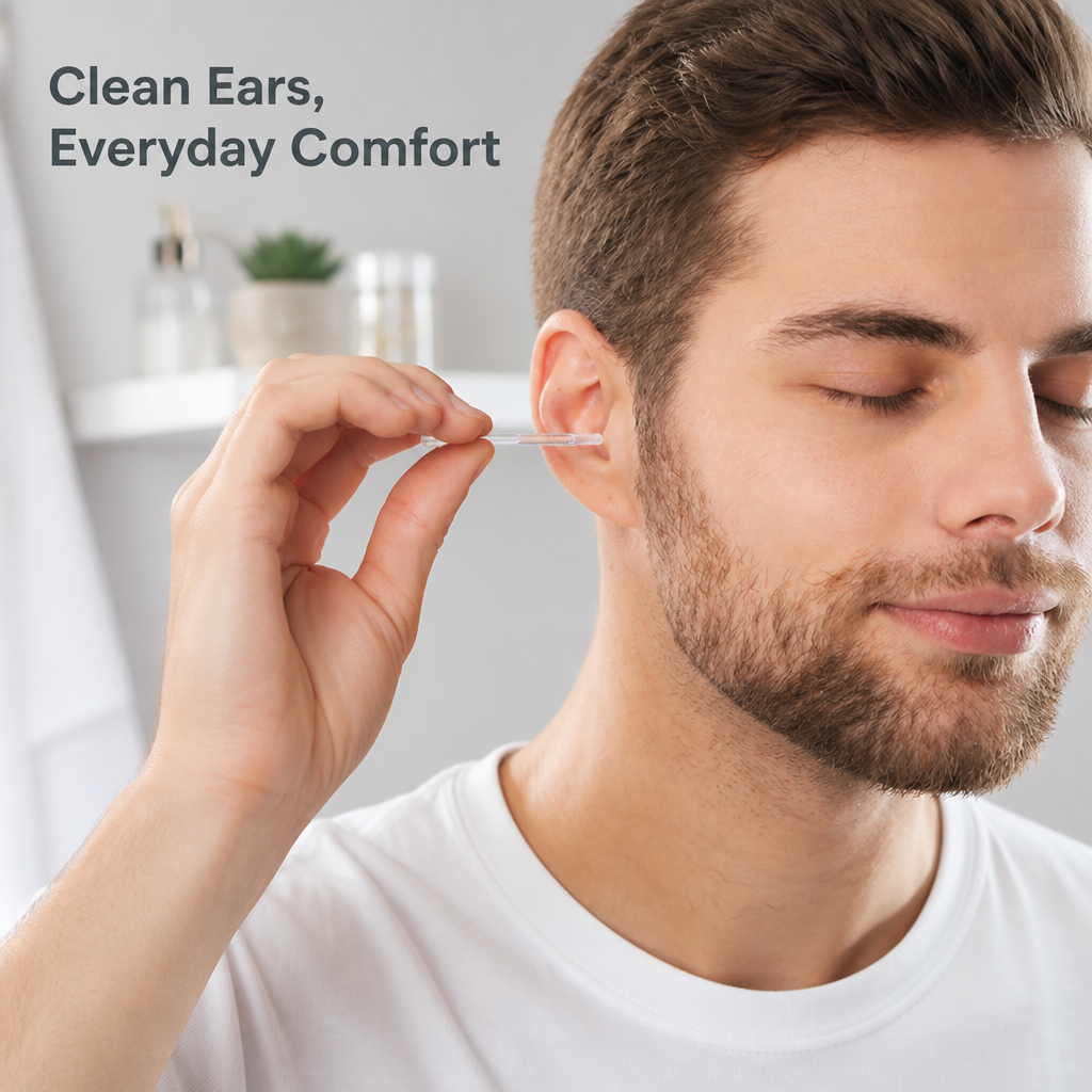 Outil de Soins Auriculaires Elyvanta™ — Profitez d'oreilles propres, douces et sans douleur qui se sentent instantanément rafraîchies
