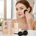 RevelaRadiance™ — Appliquez la Peau en Verre Coréenne qui Reste en Place Toute la Journée | Éponge Gratuite