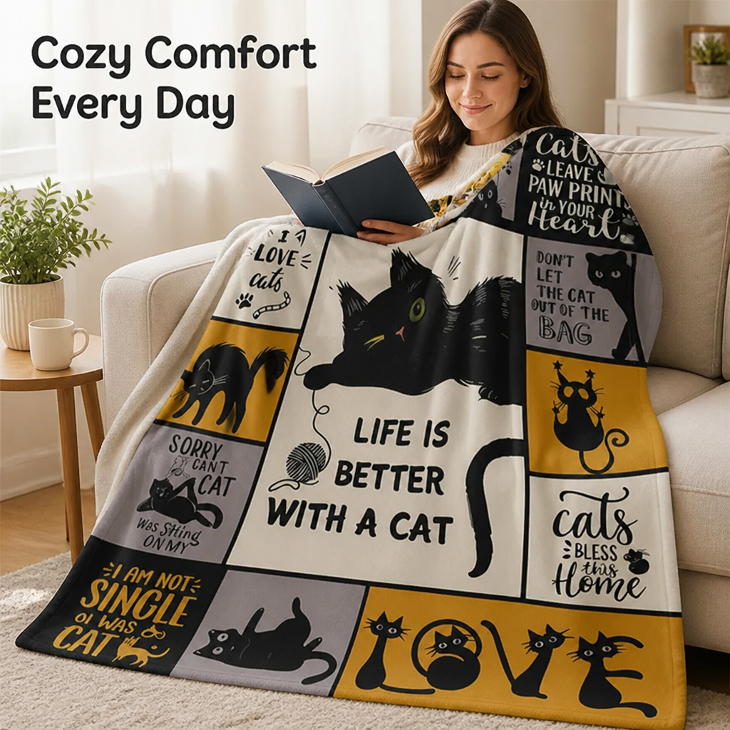 CuddlePelt™ — Enveloppez-vous dans une douceur chaleureuse et joyeuse qui ressemble à un câlin affectueux