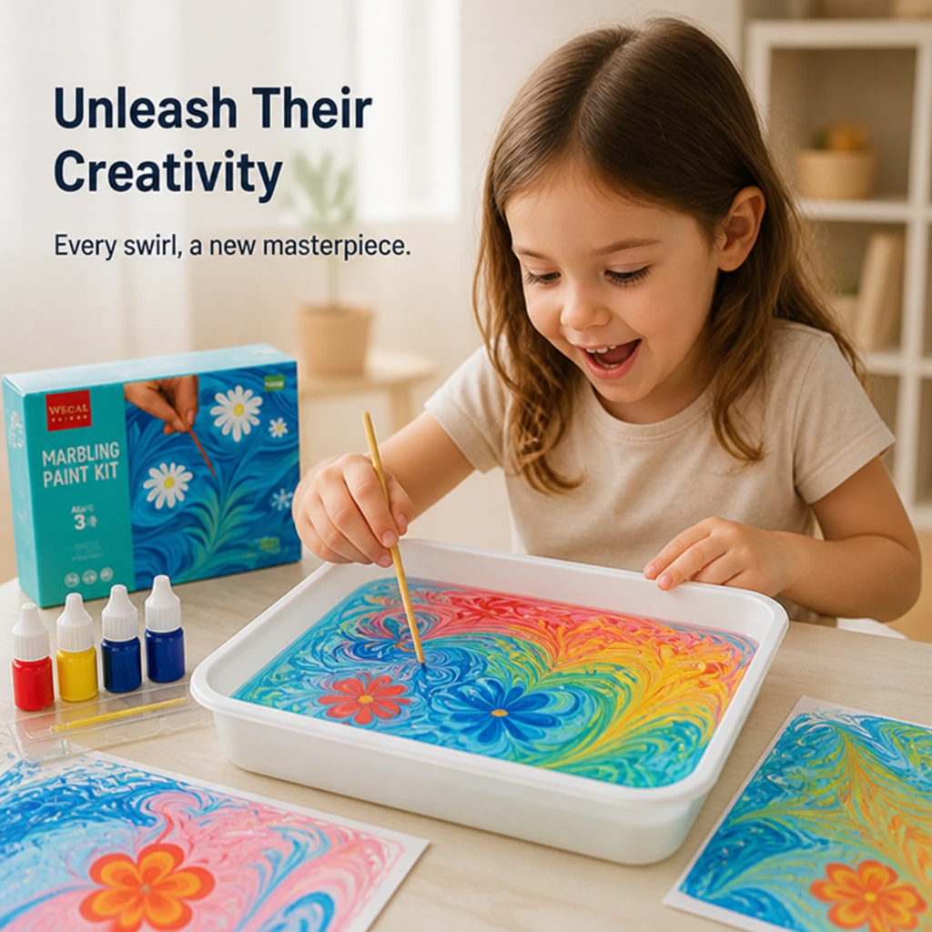 ColorWave™ — Éveillez l'imagination de votre enfant avec des chefs-d'œuvre envoûtants et sans désordre