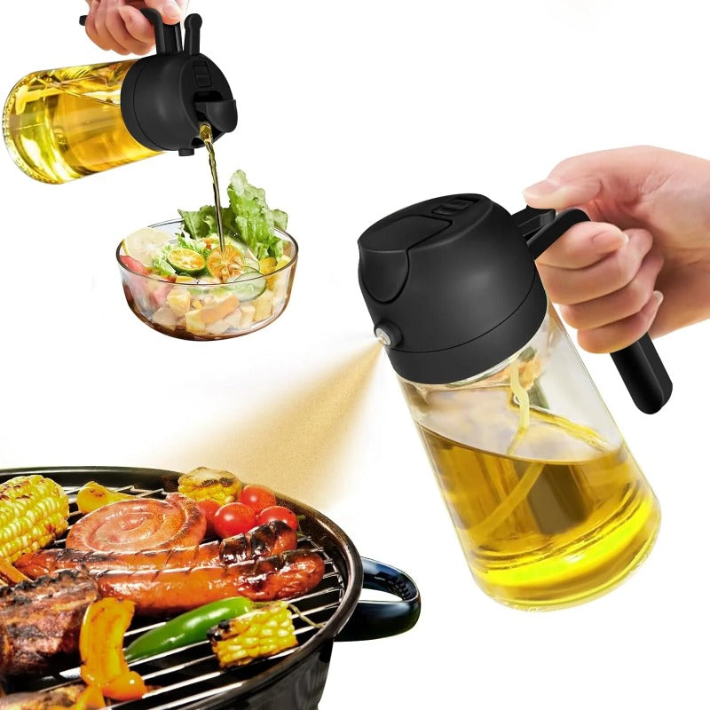 Bouteille de Spray d'Huile 2-en-1