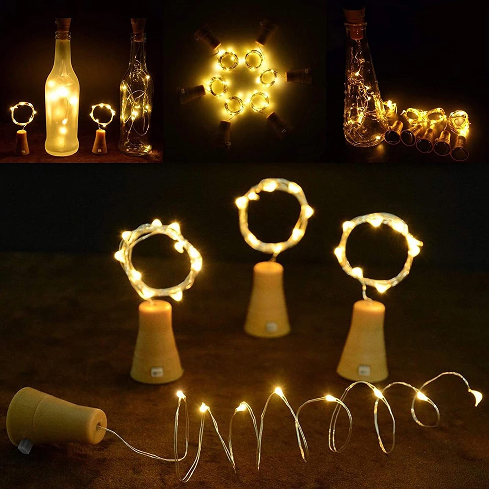 BottleGlow DIY Cork String Lights