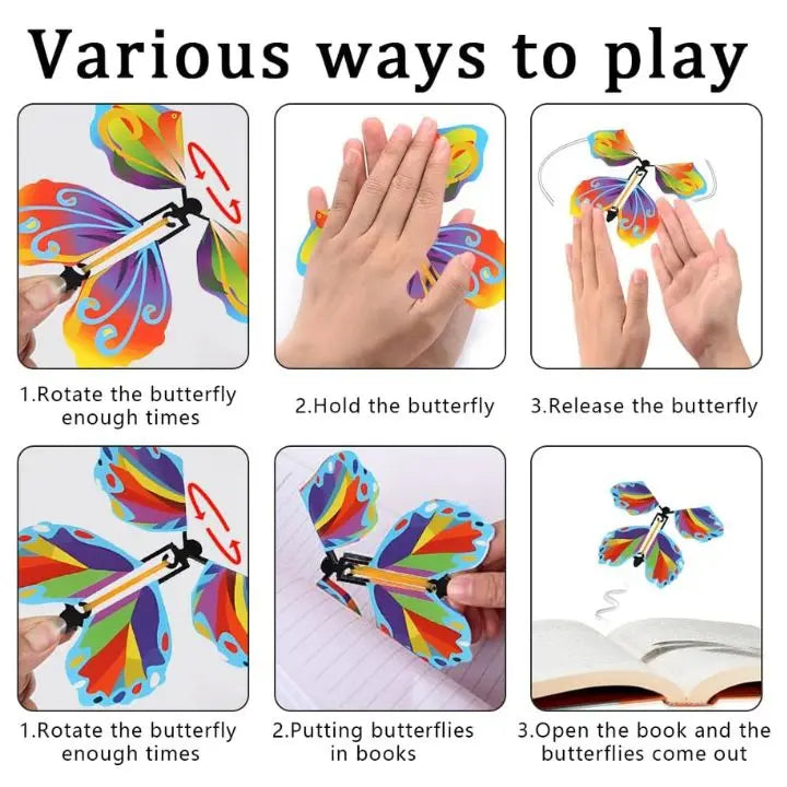 Papillons Volants Enchanteurs – L'Élément de Surprise Idéal pour les Cadeaux & Cartes !