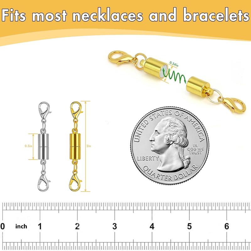Extensions de Fermoirs Magnétiques pour Bijoux Polyvalents