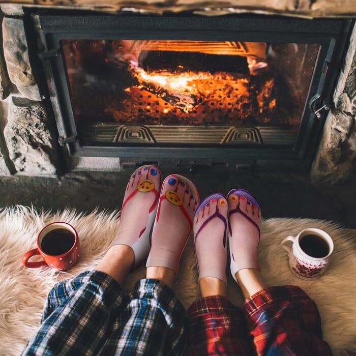 Chaussettes Imprimées Manucure Super Confortables