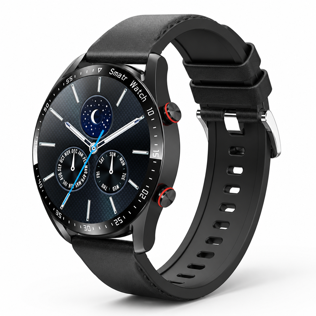 Montre Connectée avec Suivi de Santé & Bluetooth (Résistante à l'Eau IP67)