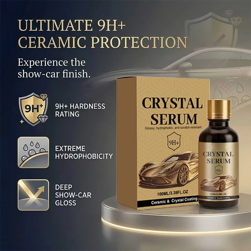 Crystal Serum™ — Éveillez un Éclat Éblouissant et une Armure de Peinture Incassable