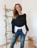 Reinhilde™ Écharpe – Écharpe à manches doubles