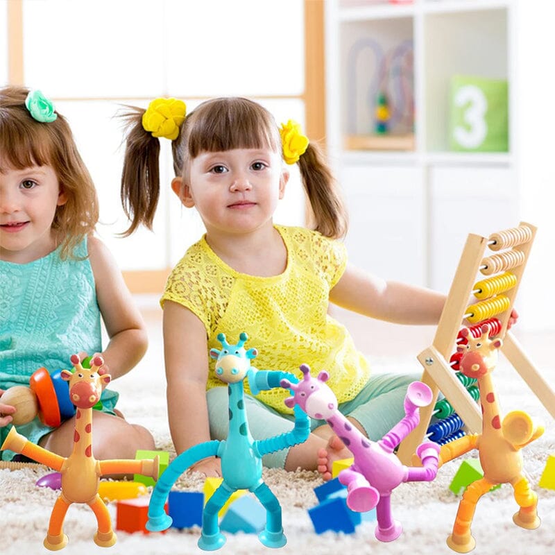 GiraffeStretch – Jouet de Suction Télescopique Amusant
