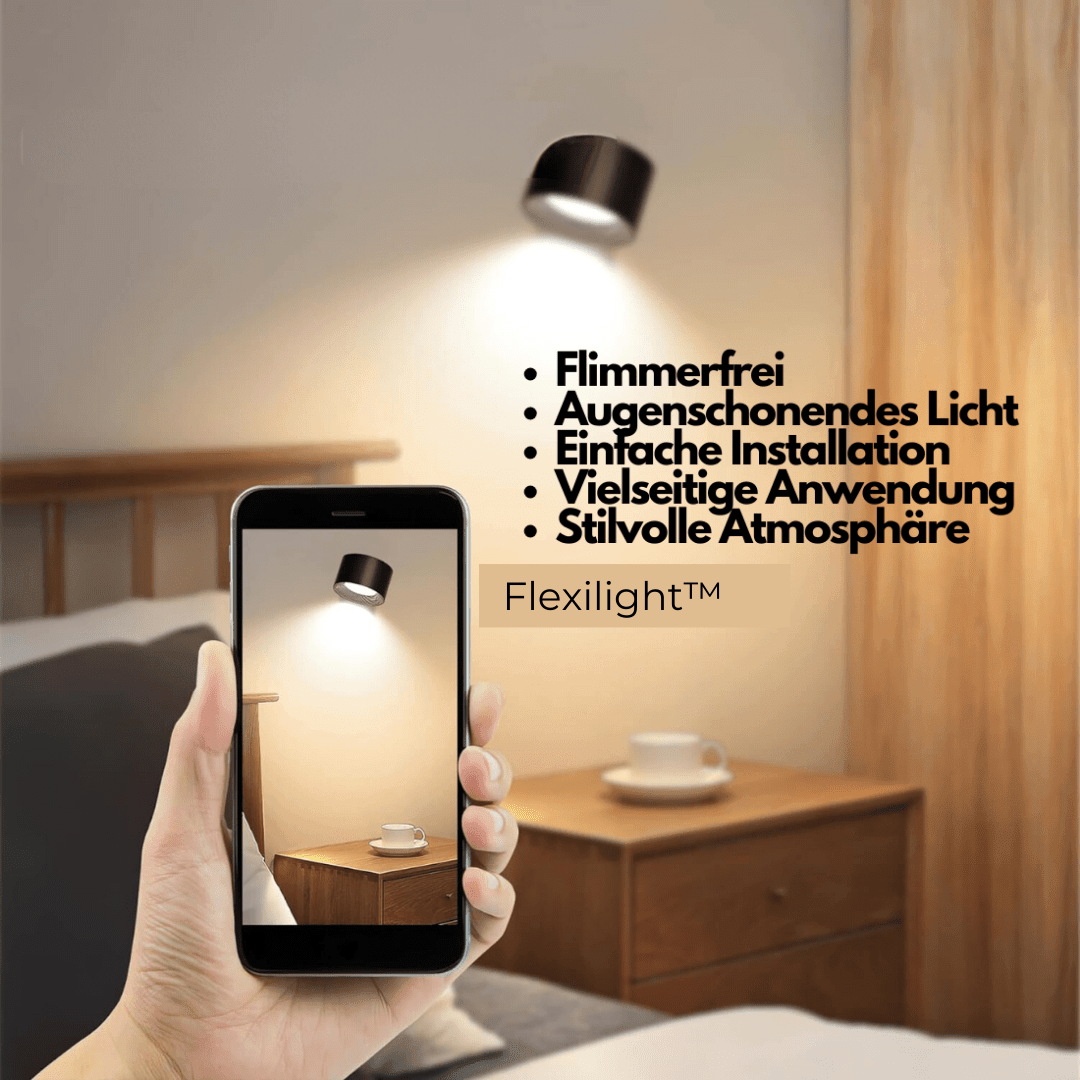 Lampe Murale Sans Fil – Éclairage LED Rechargeable et Ajustable à 360°
