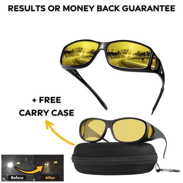 Lunettes de Phare - Lunettes de Conduite de Nuit pour une Vision Sans Éblouissement