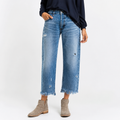 Shorts en Jean à Jambe Droite AzureCrest™ — Possédez Chaque Moment avec une Touche d'Audace et un Confort Inégalé