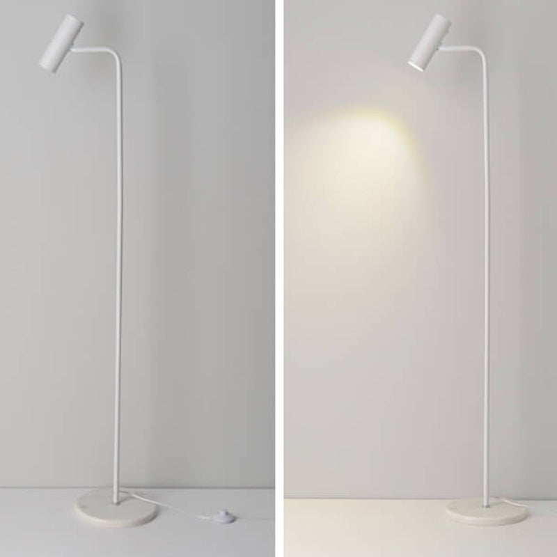 Lampe sur Pied LED Réglable en Fer Industriel