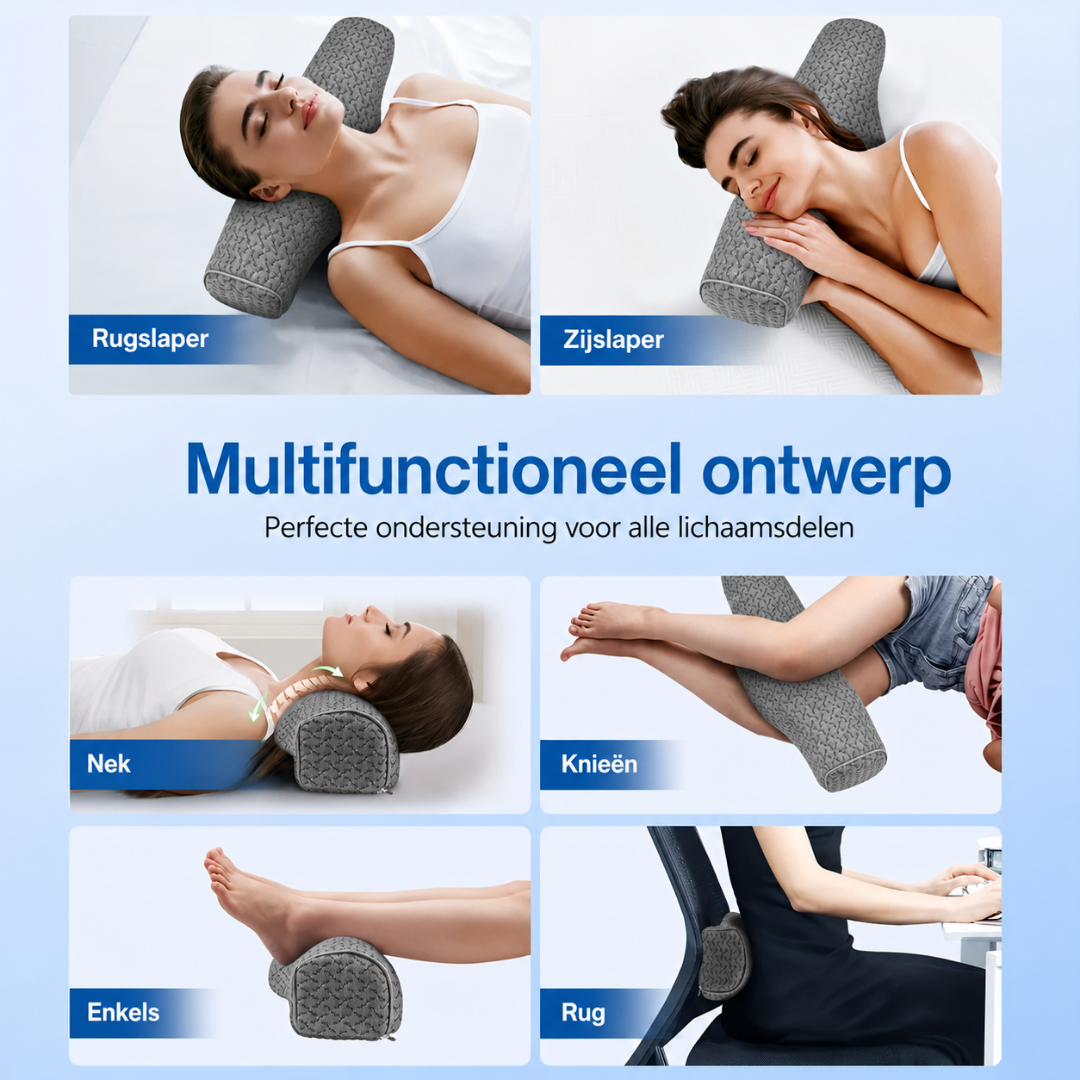 Coussin de Cou - Coussin Ergonomique en Mousse à Mémoire